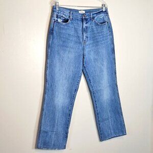 Pistola Straight-Leg Women’s Mid-Rise Light Distressed Jeans Size 31 EUC